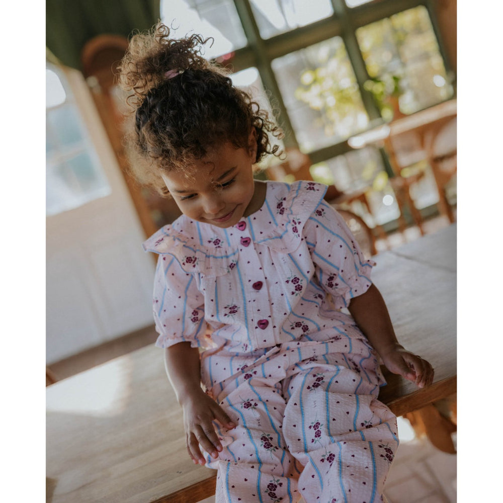 Køb Fliink Chalk Pink Aop Colombe Ss T-shirt