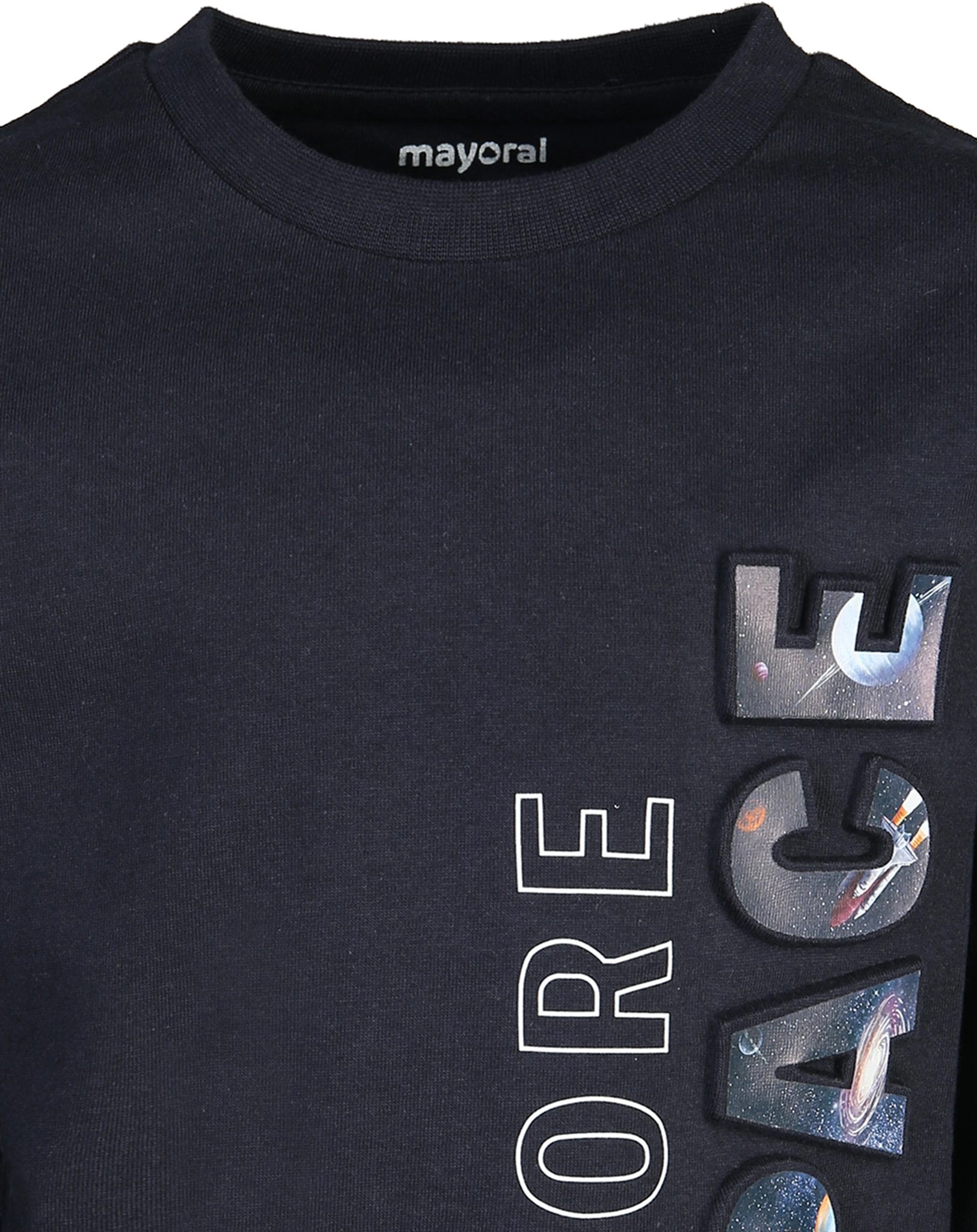 Langarmshirt EXPLORE in dark navy