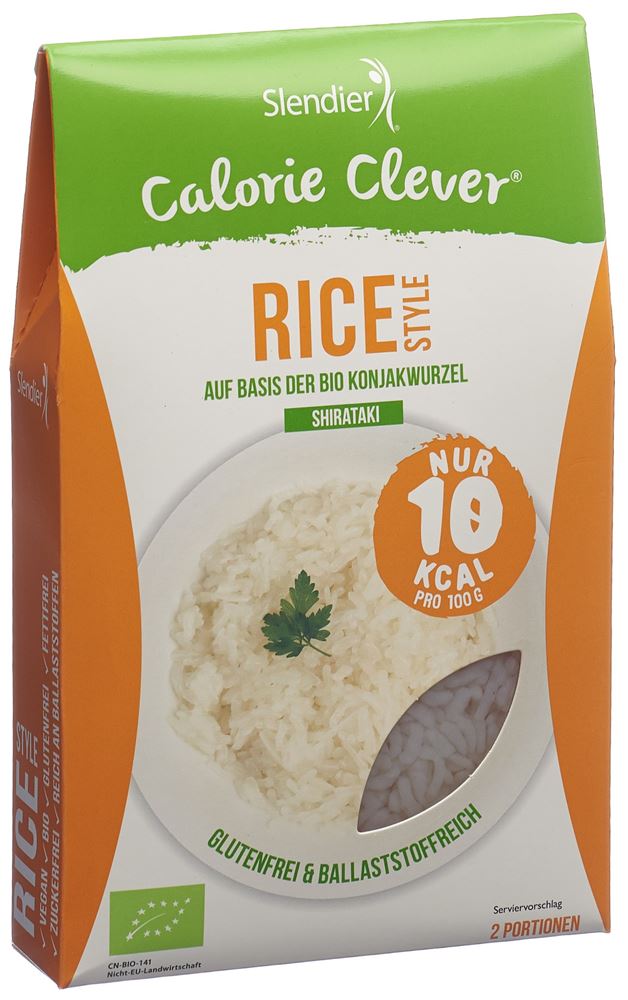 SLENDIER Konjak Rice Style<br>400 g, Bio