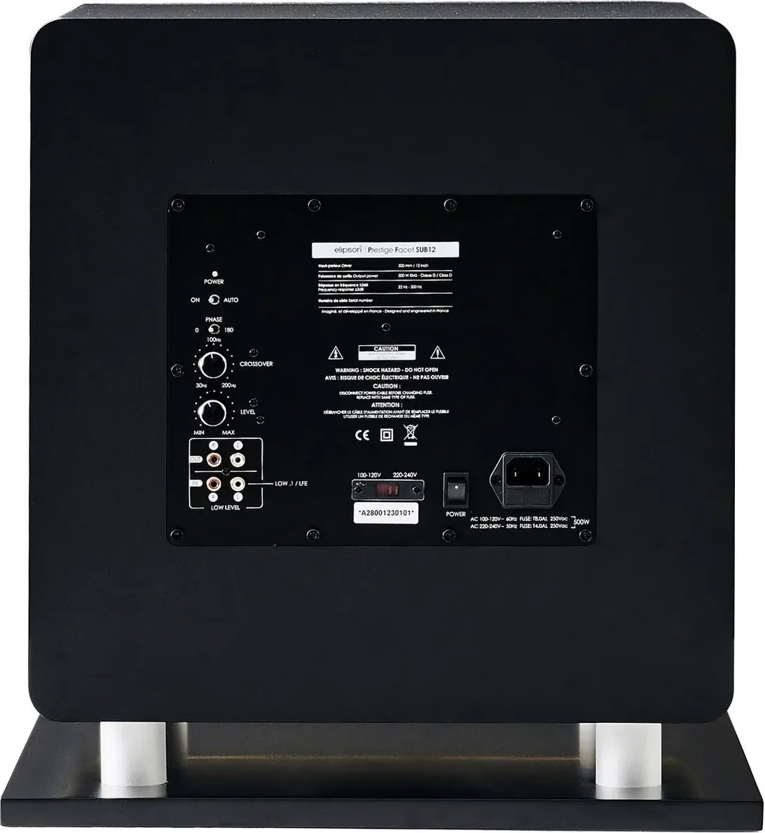 Elipson Prestige Facet HCM 24F8 5.1 Blanc Packs enceintes grand spectacle