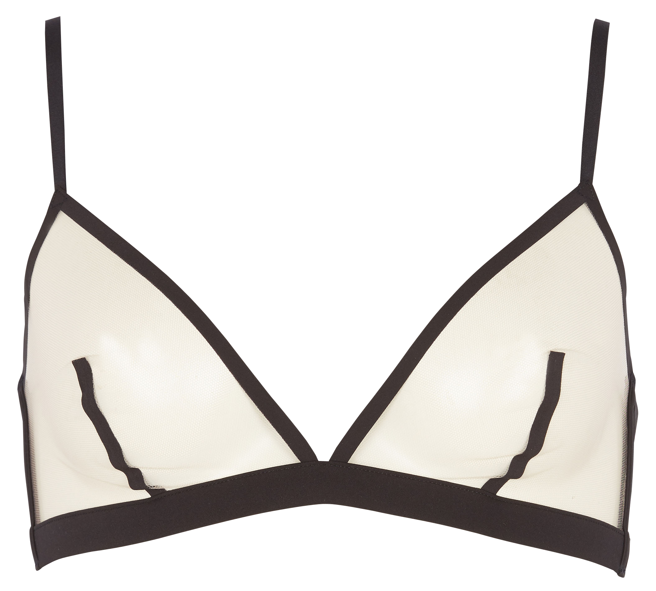 UNDERGROUND - Soutien-gorge triangle en tulle | Beige