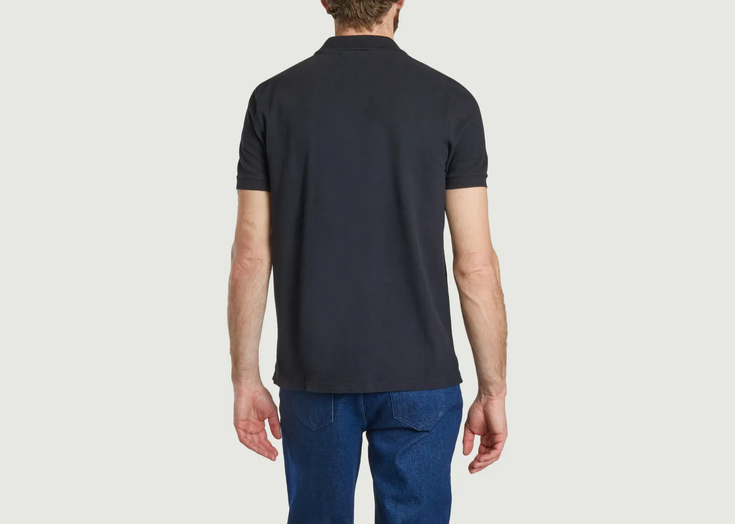Polo Fox Head Patch Maison Kitsuné
