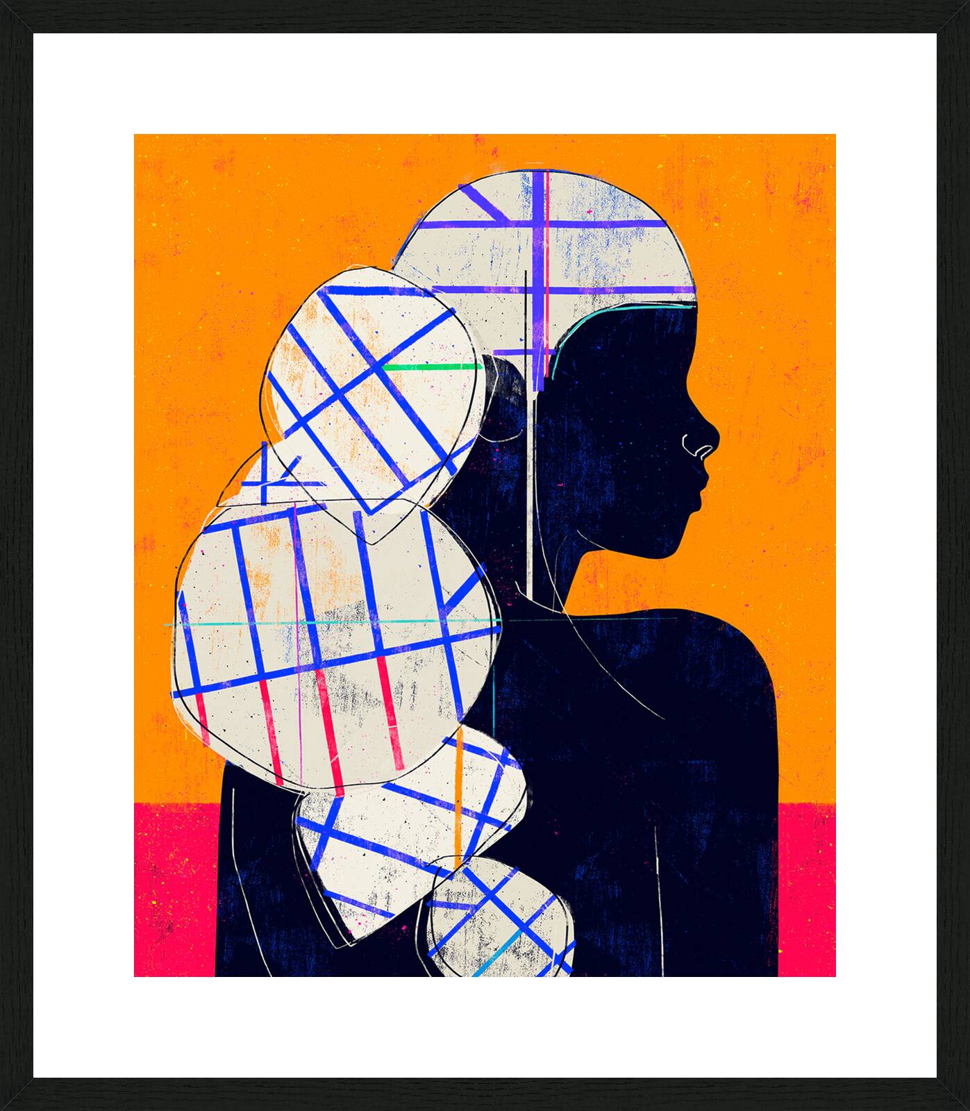 Line Tissue Woman by Luciano Cian - Limited Edition. Edition of: 150. Signed.