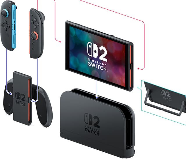 Nintendo Switch 2 spillekonsol + Pokémon Legends: Z-A