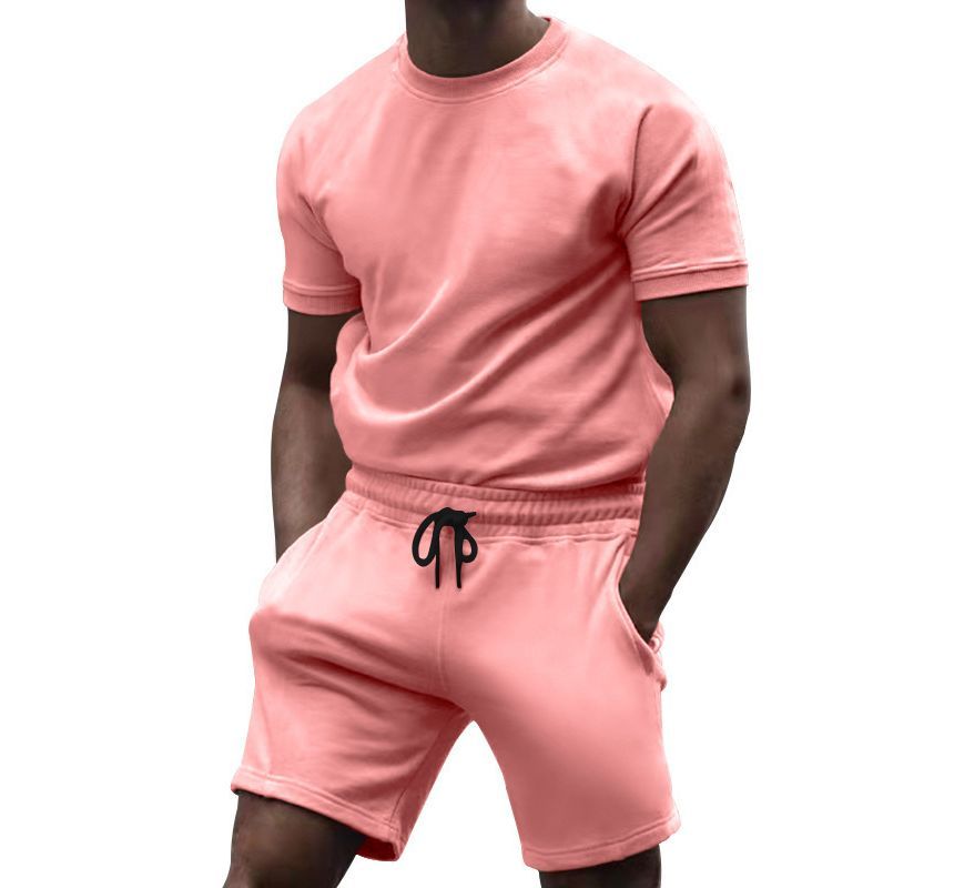 Aozora - Set: T-shirt met korte mouwen en ronde hals + korte broek