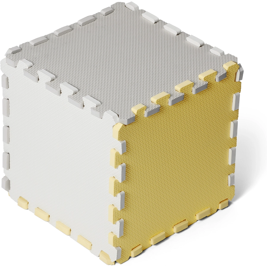 Kinderkraft Luno Schaumstoff Puzzlematte, gelb