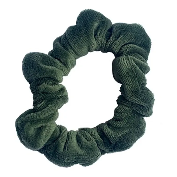 Beauw Deux Chouchous Velours | Vert kaki