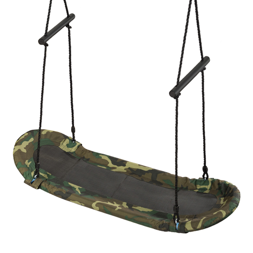 Balanço tipo ninho, 123x45 cm, altura 100-160 cm.
