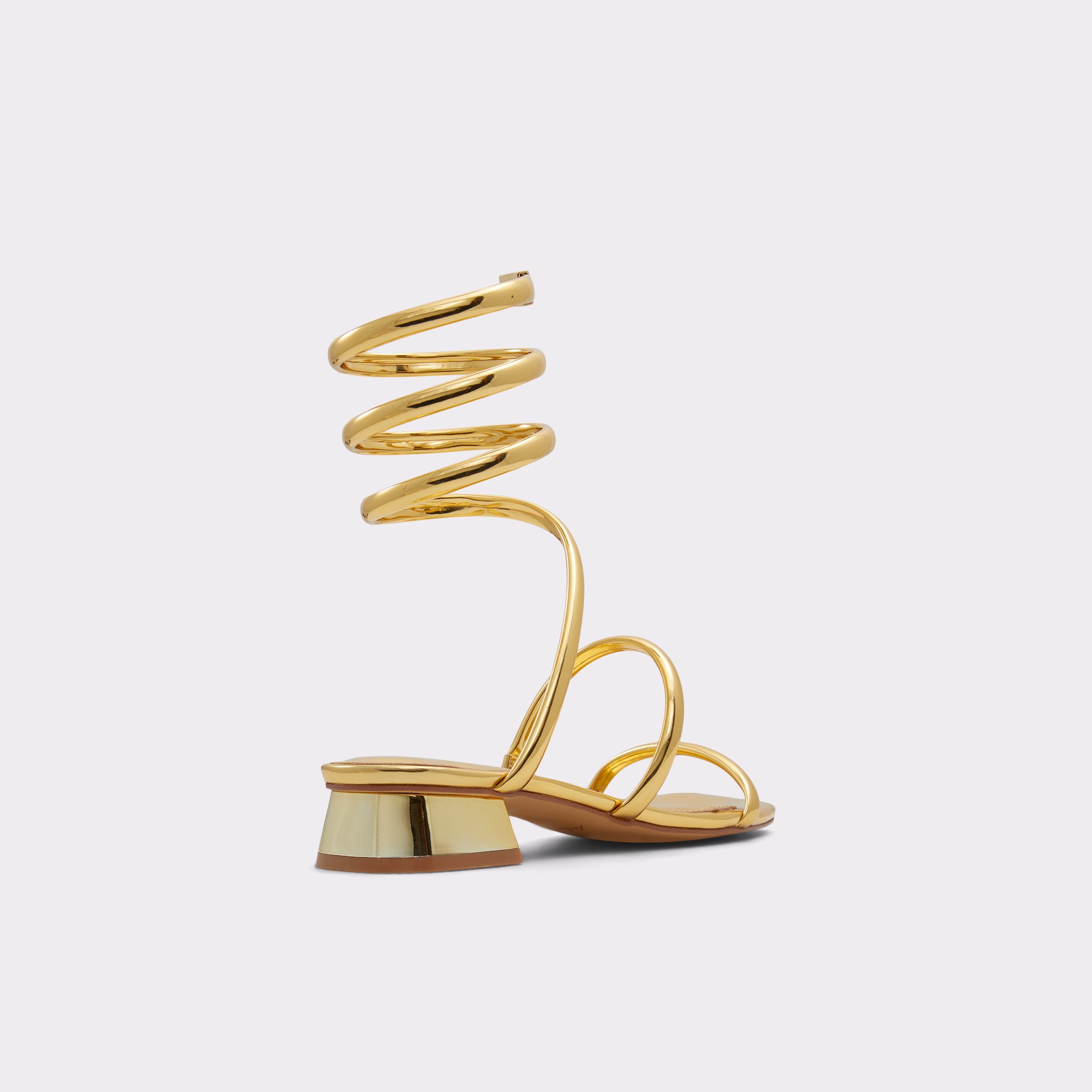 Spinna Gold Women Strappy Sandals