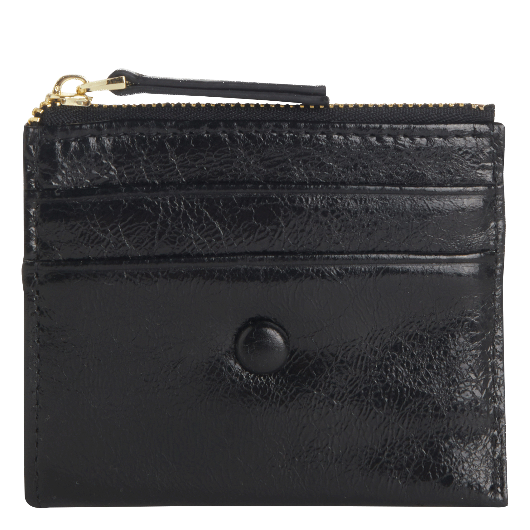 Porte-carte en cuir| Noir