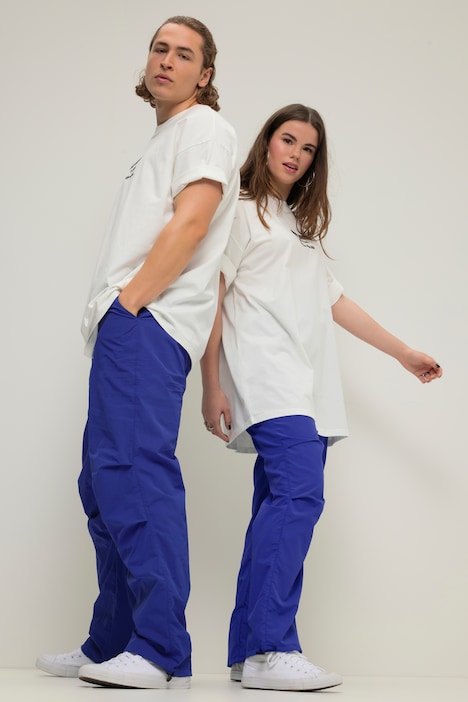 Fliegerhose, Wide Legs, Elastikbund, Unisex