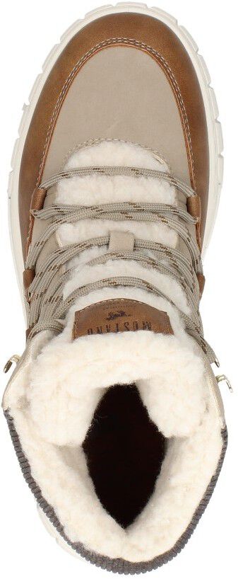 Mustang Veterschoenen Hoog taupe