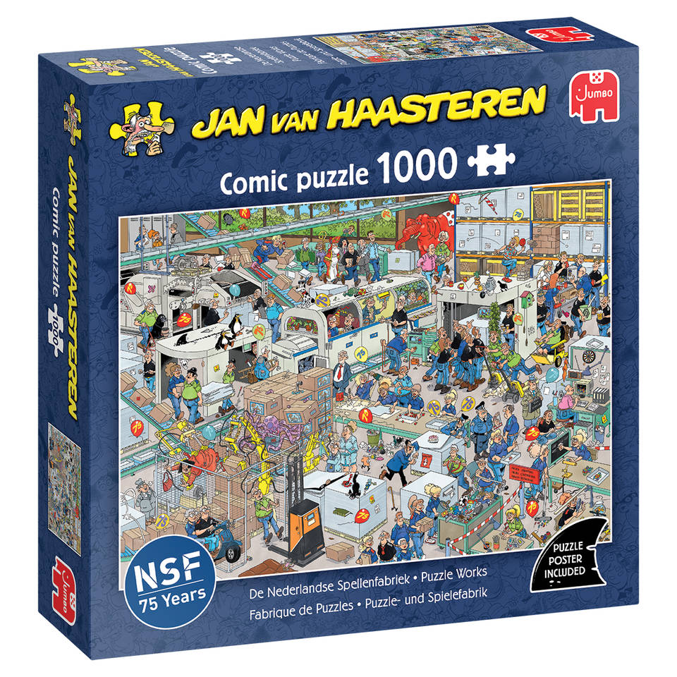 Jumbo Jan van Haasteren puzzel De Nederlandse spellenfabriek - 1000 stukjes