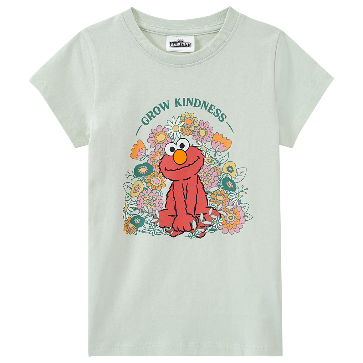 Topolino Sesamstraße T-Shirt mit Print hellgrün