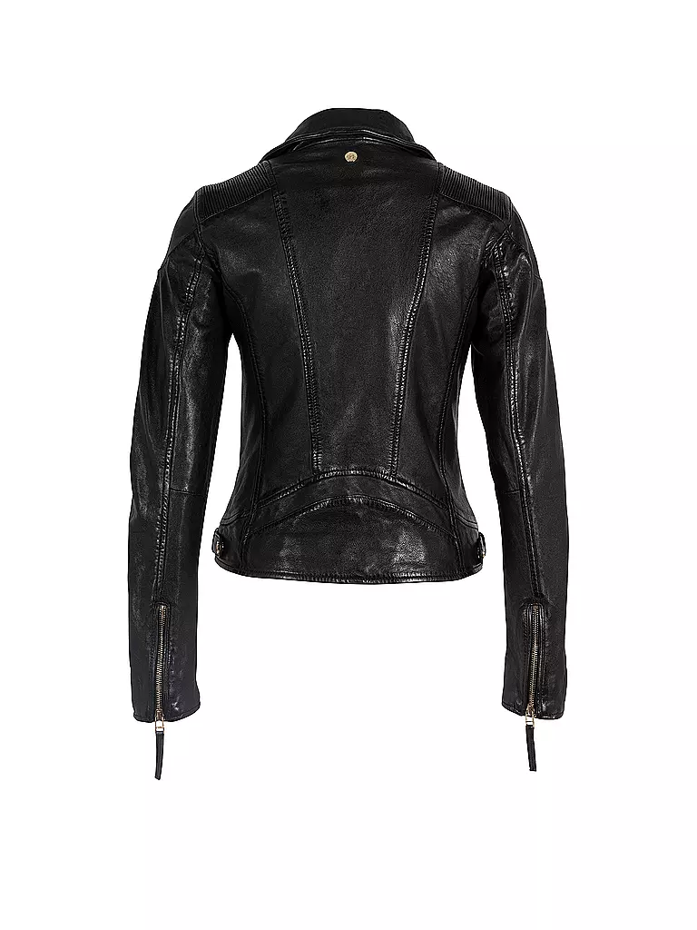 GIPSY BY MAURITIUS Lederjacke GWHAZIL LRACV schwarz