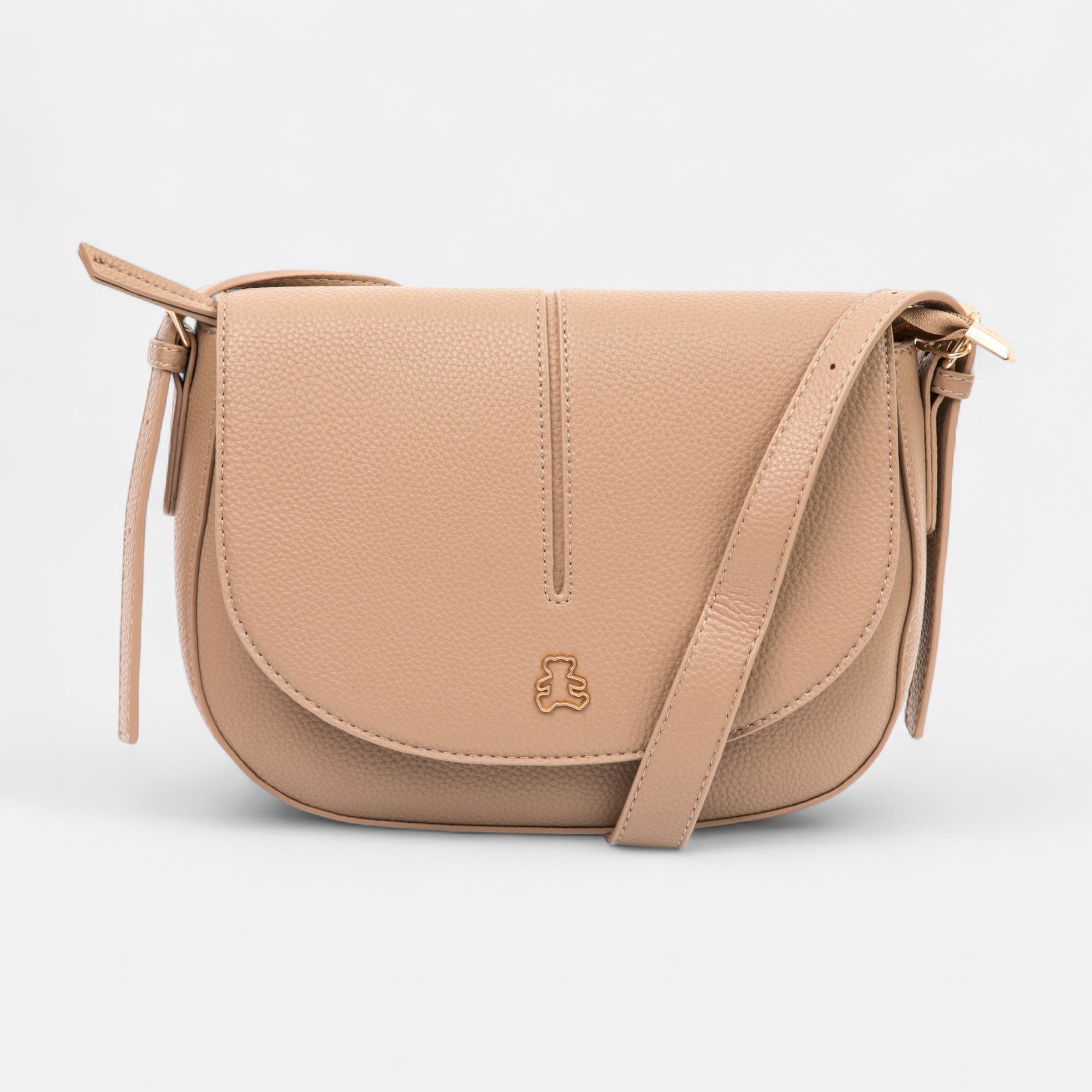Sac bandoulière beige
