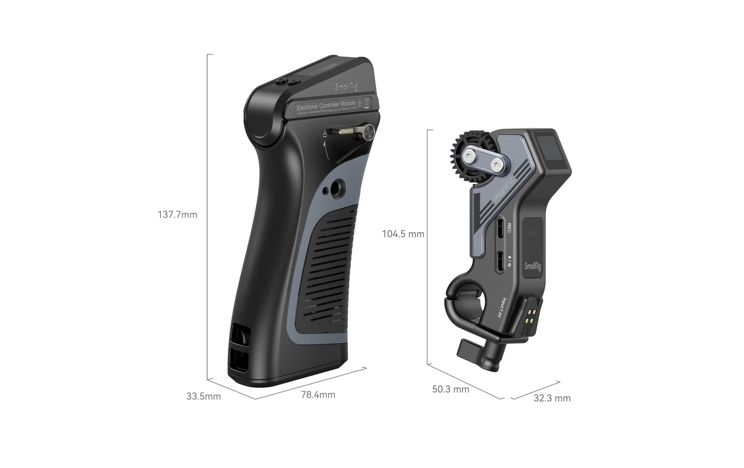 MagicFIZ Wireless Follow Focus Handgrip Kit<br>Präziser und latenzarmer Follow Focus für Videoaufnahmen
