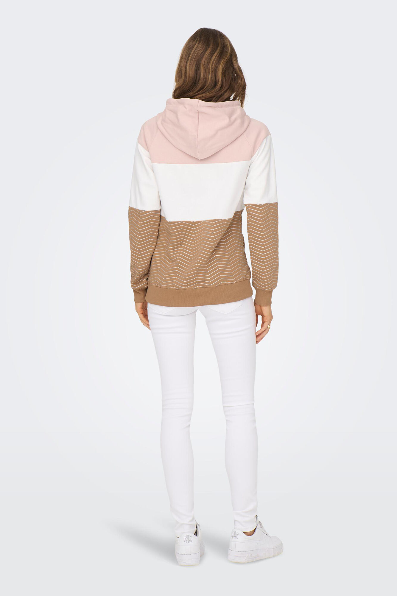 Blusa de manga comprida com decote em V