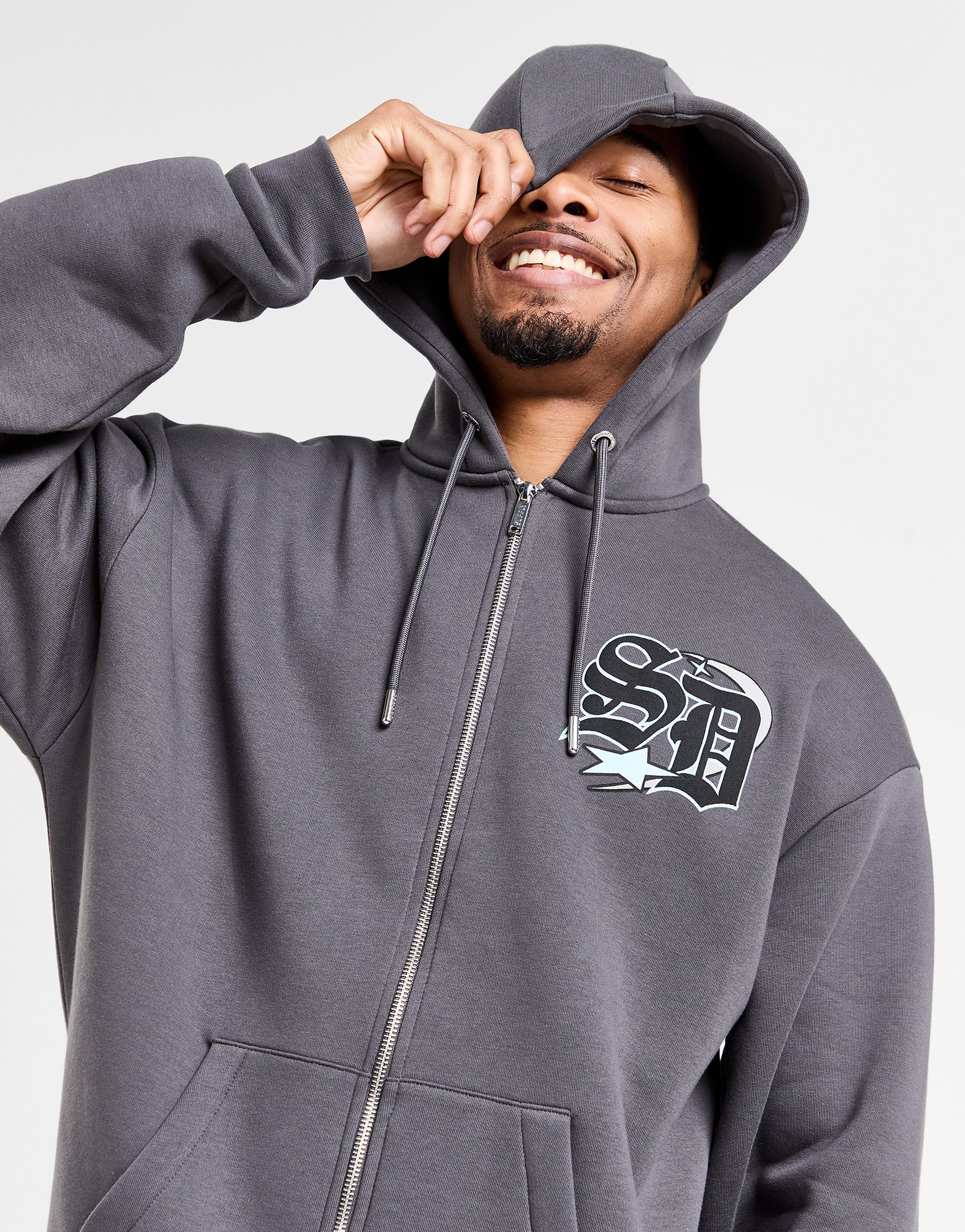 Supply & Demand Sweat à Capuche Zippé Darted Homme