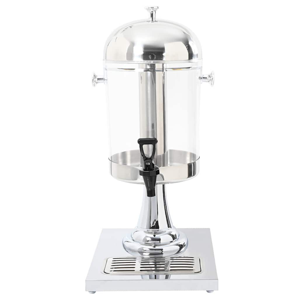 vidaXL Sapdispenser roestvrij staal 8 L