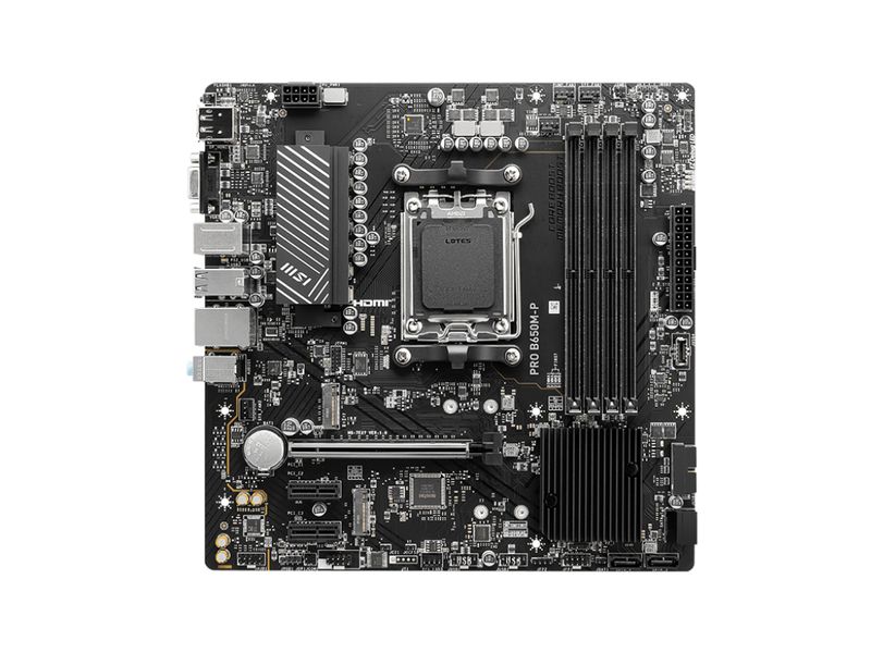 MSI Mainboard PRO B650M-P Micro-ATX-Mainboard mit B650-Chipsatz