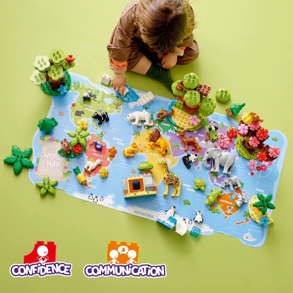 LEGO®DUPLO®MA VILLE 10975 - ANIMAUX SAUVAGES DU MONDE