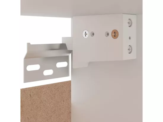 Armoire suspendue Blanc 60x31x60 cm Bois d'ingénierie