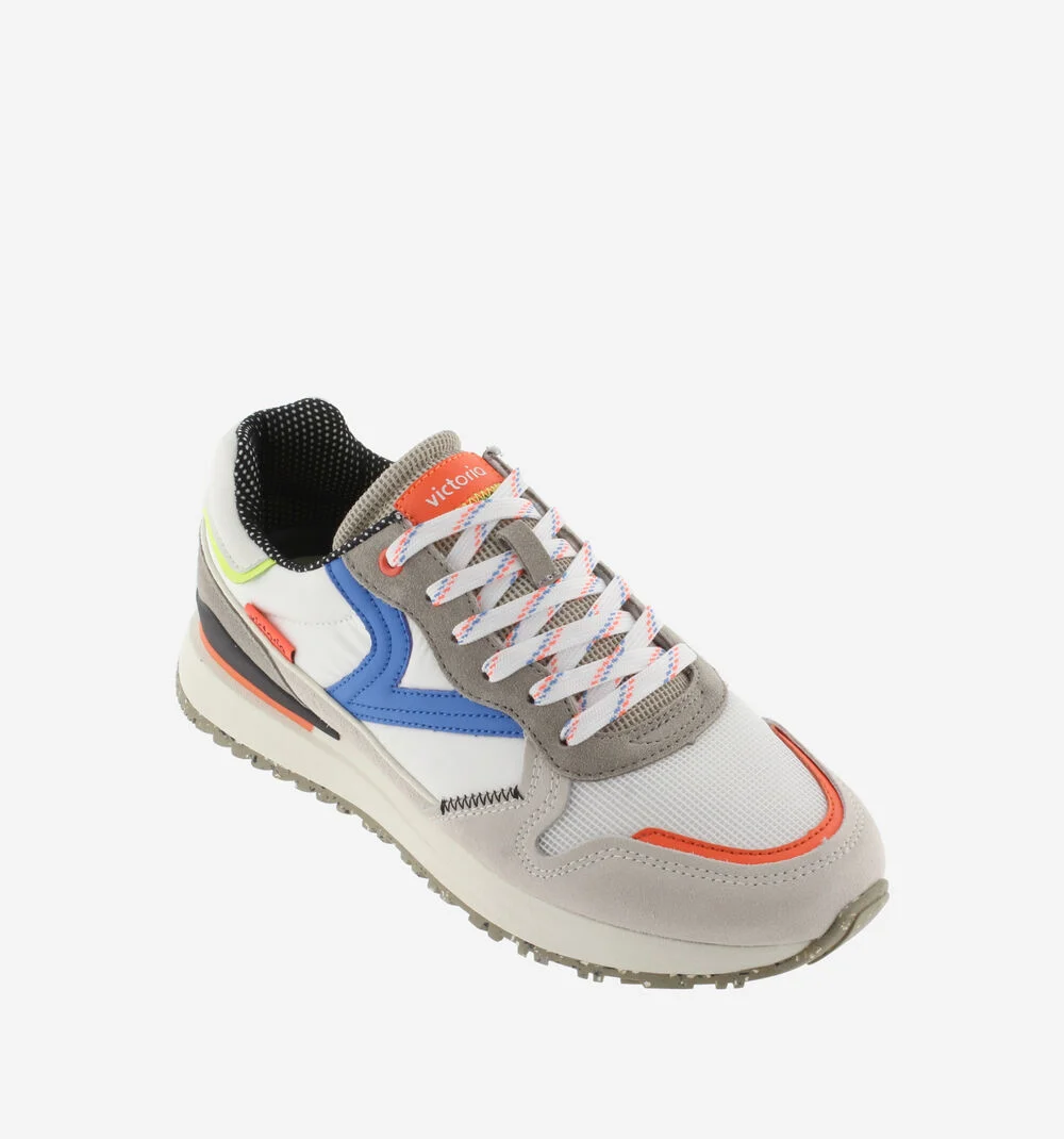 LEGGERA - NEÓN TOUCH Baskets détail fluo pour homme BLANCO