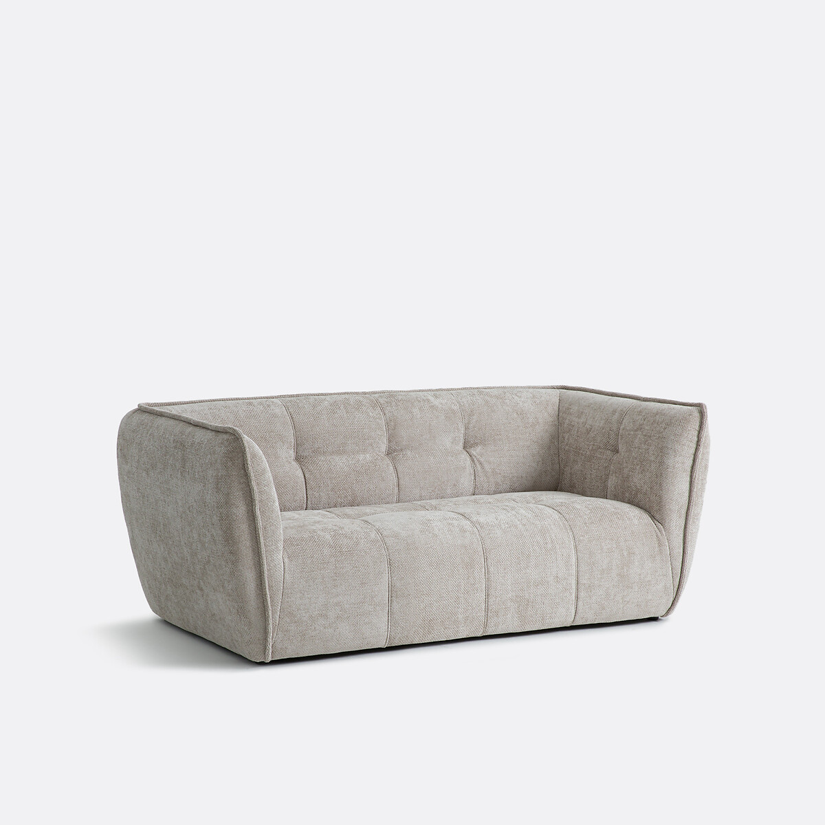 LA REDOUTE INTERIEURS<br>Sofá de 2 lugares em chenille cruzado, SIMONE