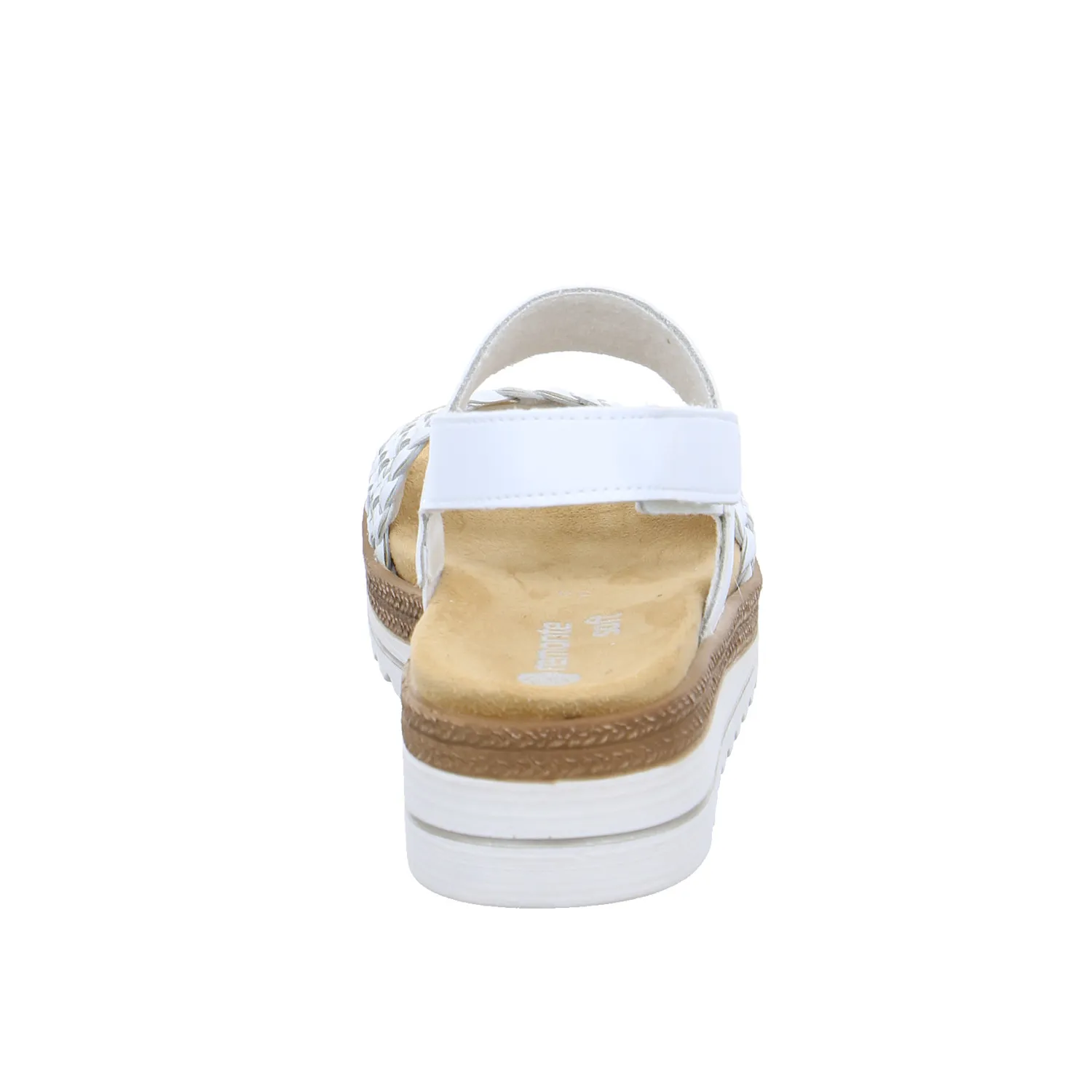REMONTE Sandalette Weiss Leder