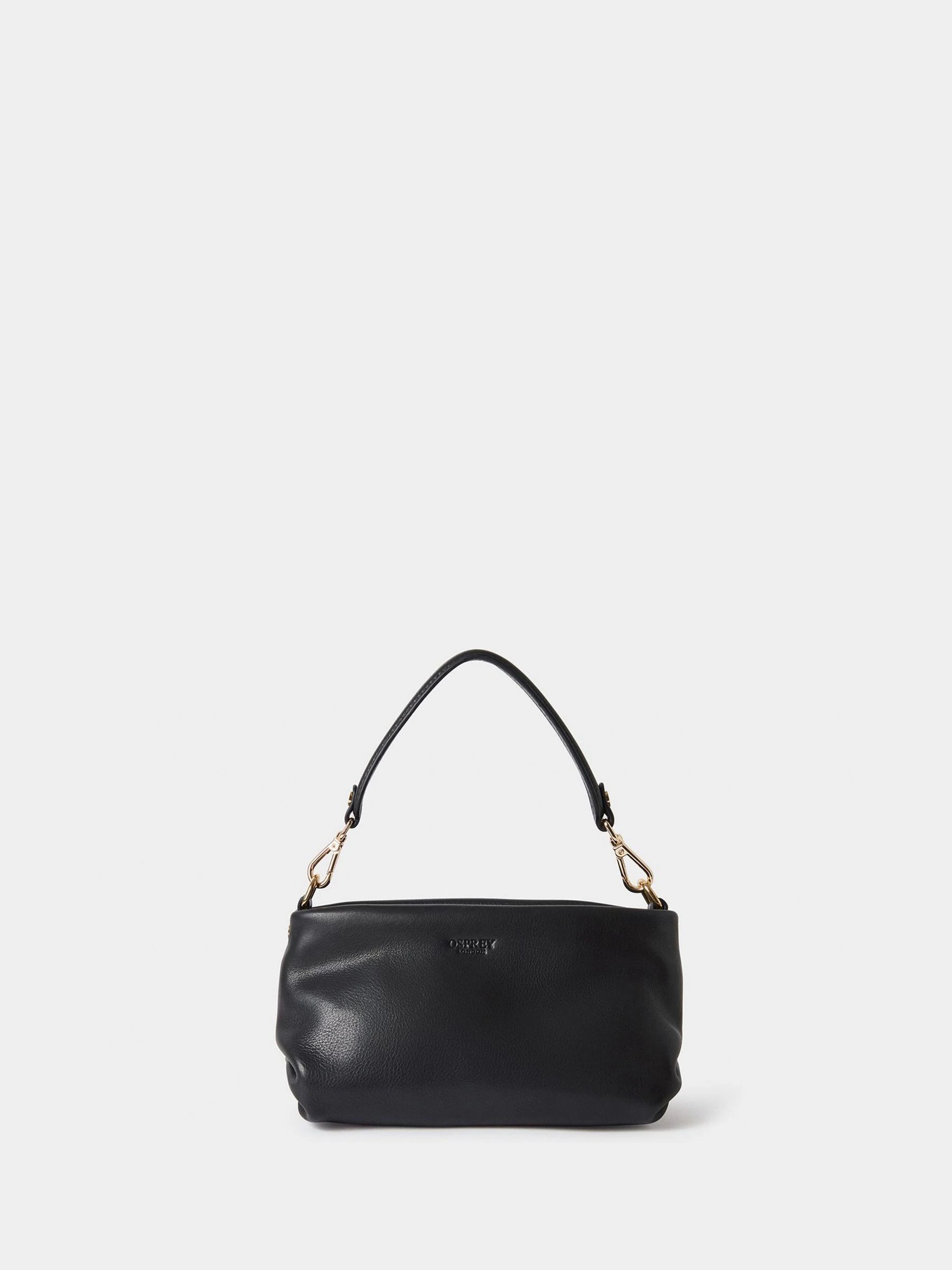 Zwart - Osprey London The Carina Leren Tas