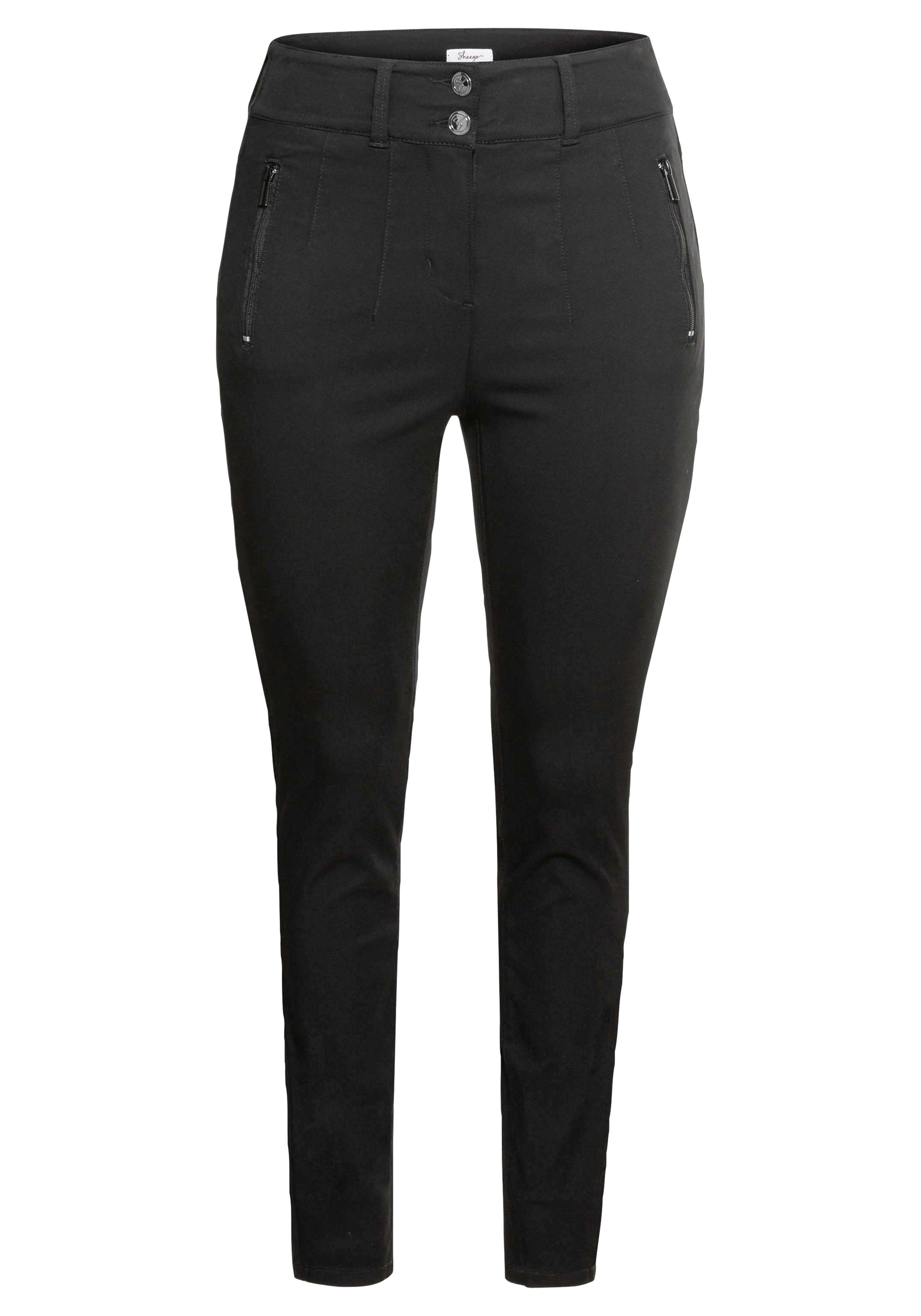 Skinny Hose mit High-Waist-Bund, superelastisch