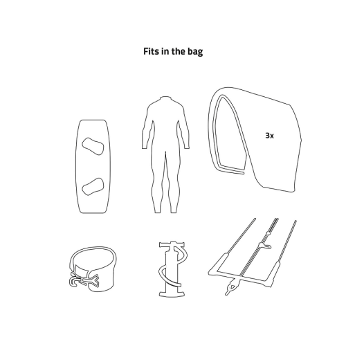 Prolimit Kitesurf Boardbag Traveller Elite With Wheels 2023
