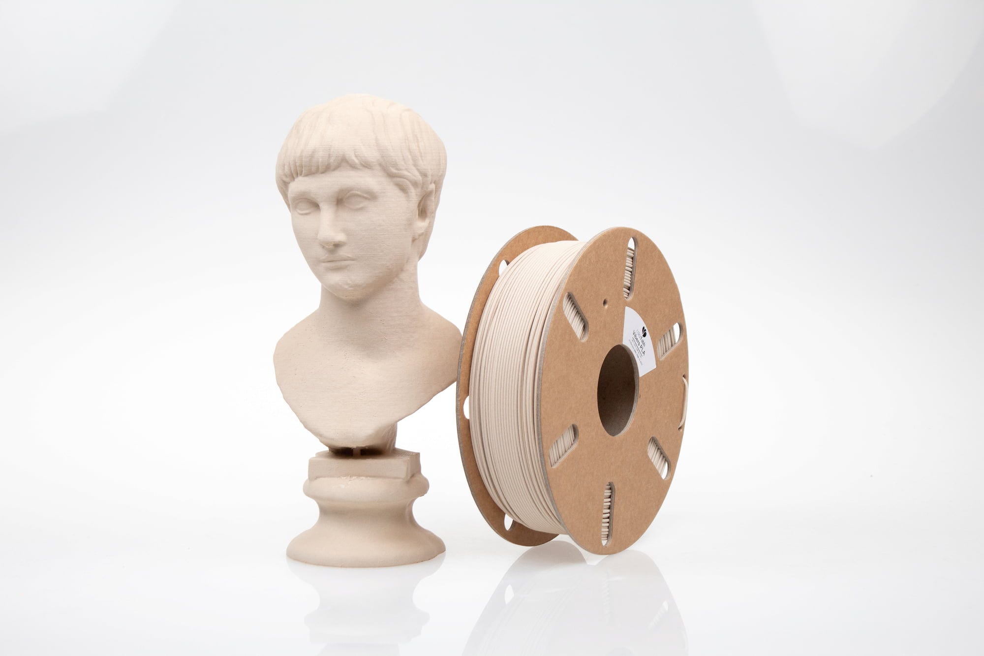 colorFabb  Vibers PLA White, 1,75 mm / 750 g    Nachhaltiges PLA-Filament mit 10 % Elefantengras
