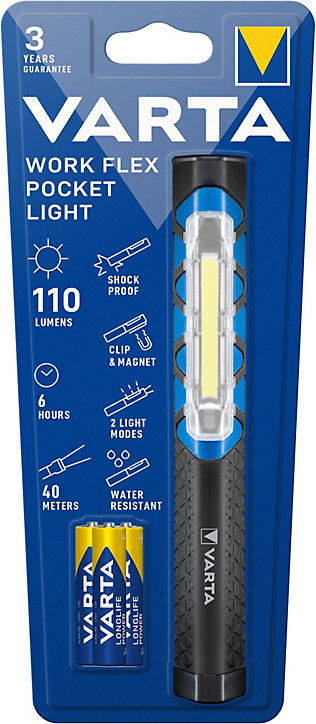 Lampe de poche Varta Work Flex light 110 lumens