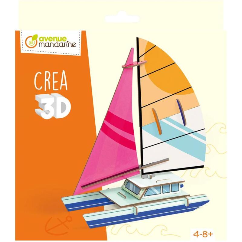 Crea 3D, Bateau - Orange
