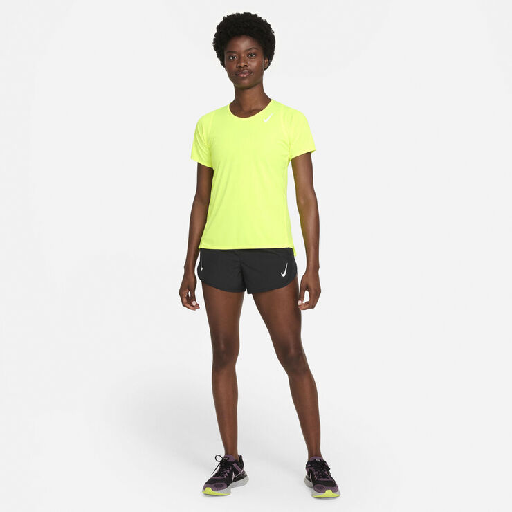 Nike Dri Fit Race Lobe T Shirt Gul