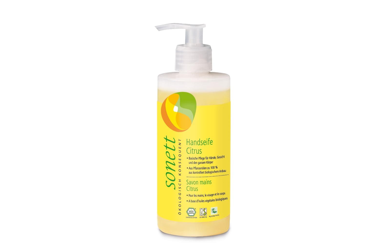 Handseife Citrus 300 mlMilde und pflegende Flüssigseife