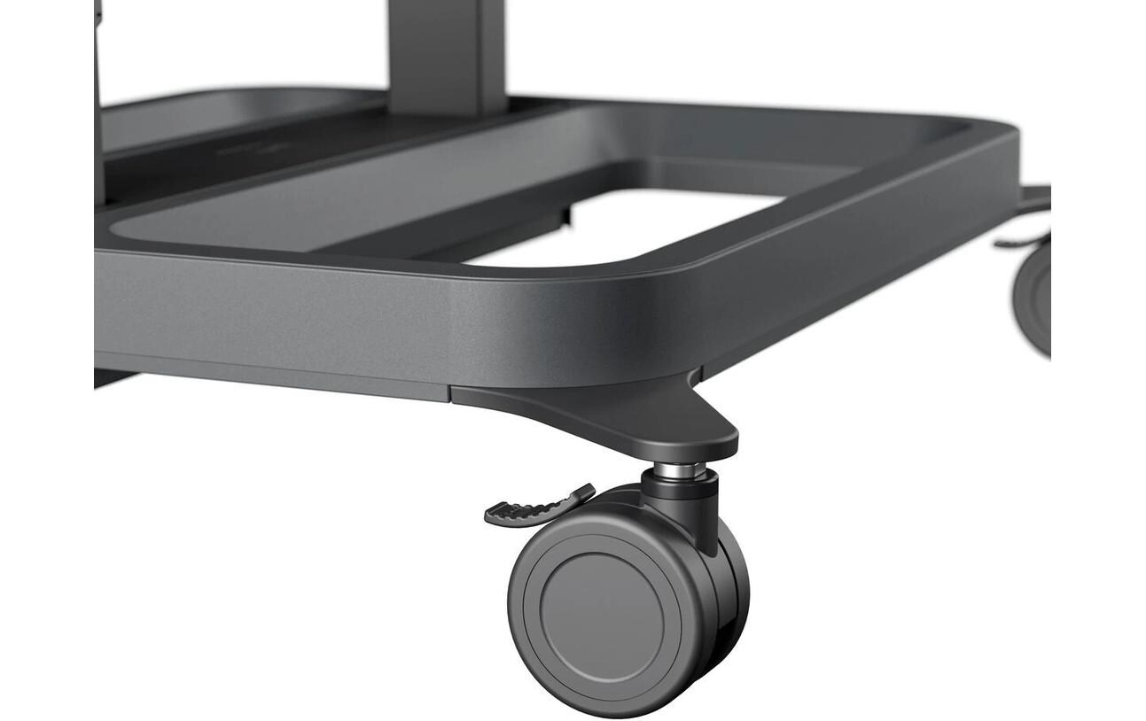 Wandhalterung Trolley PRO RISE5308B Schwarz<br>Trolley mit elektrischem Display Lift