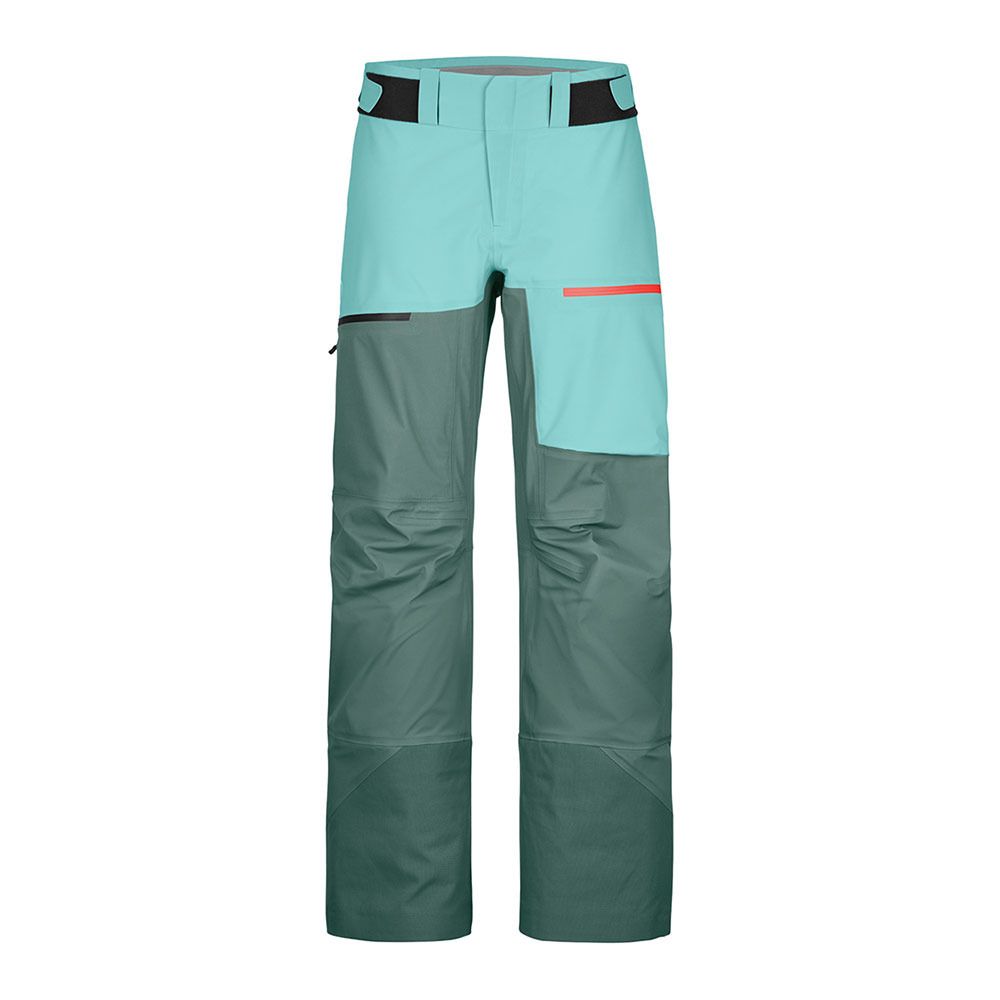 Ortovox 3L RAVINE SHELL - Pantalon ski Femme arctic grey