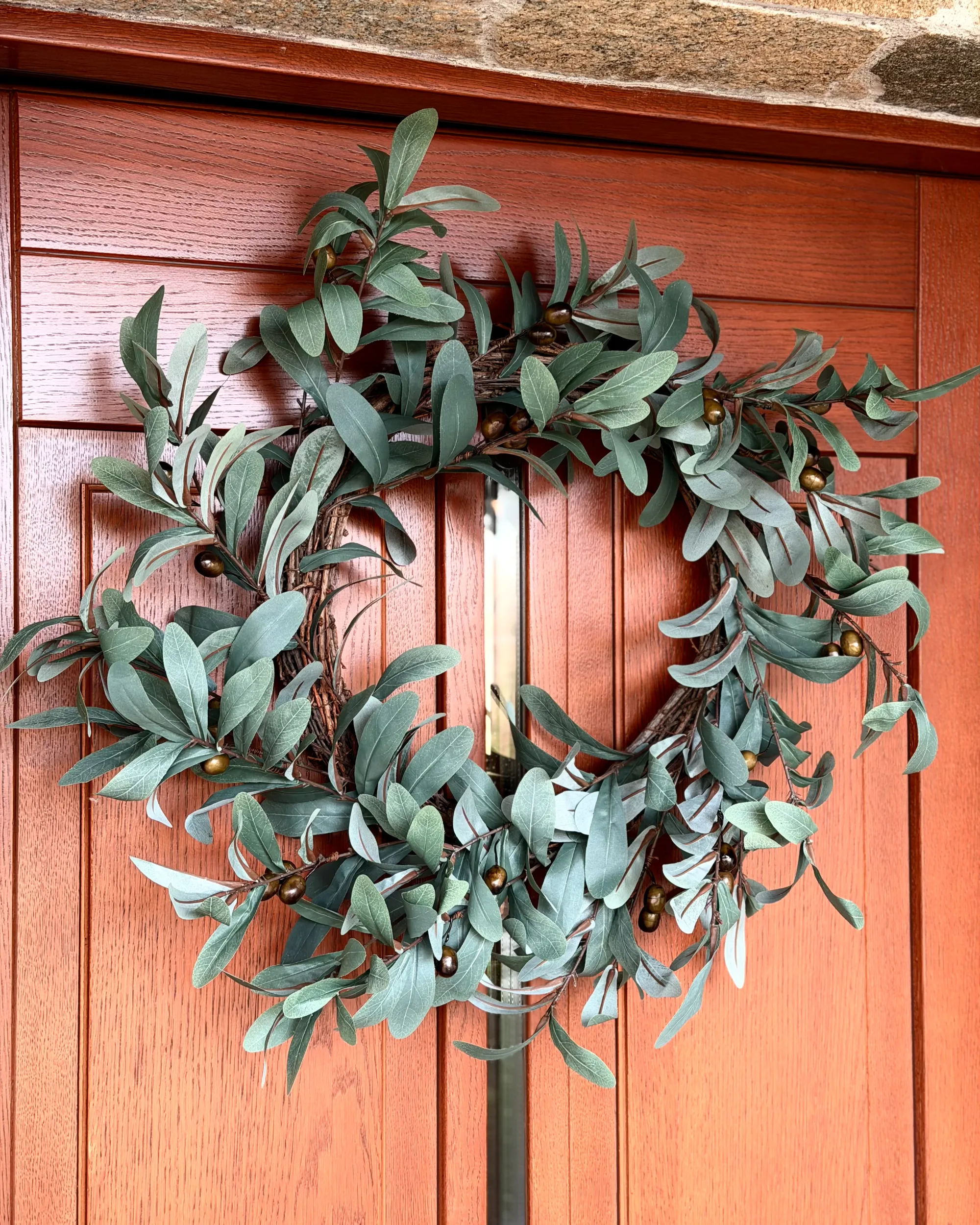 Decoratieve krans DANRUN 65 cm Groen