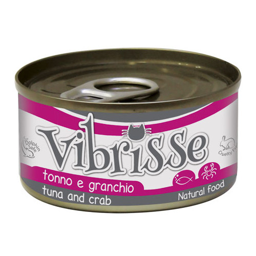 Lata de atum e caranguejo Croci Vibrisse para gatos