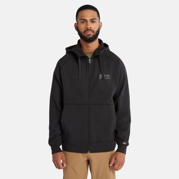 Moletom com capuz Timberland PRO Hood Honcho Sport para homens na cor preta.