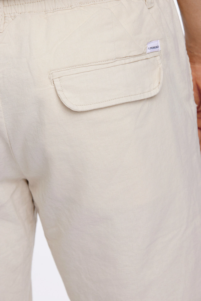 LINDBERGH Chinoshorts  Sommerhose mit Leinen