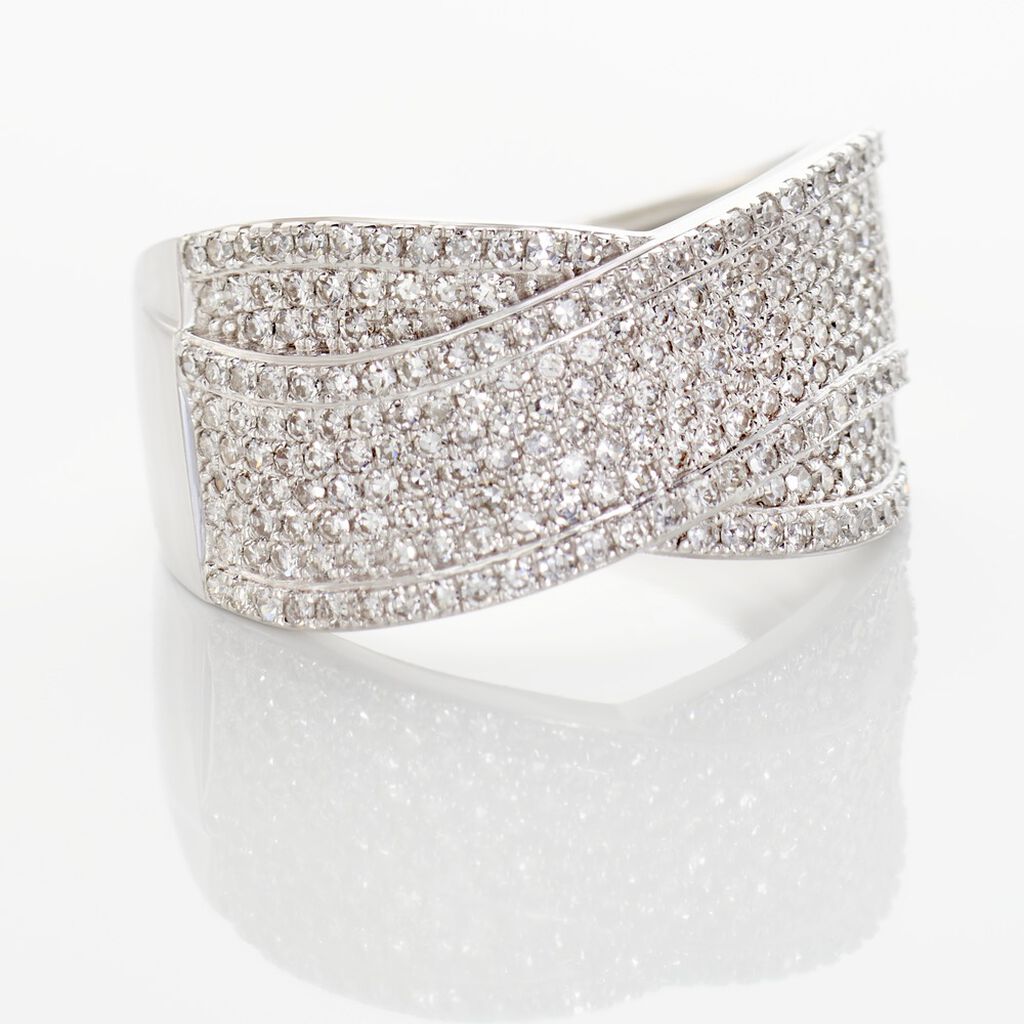 Bague Elyne Or Blanc Diamant
