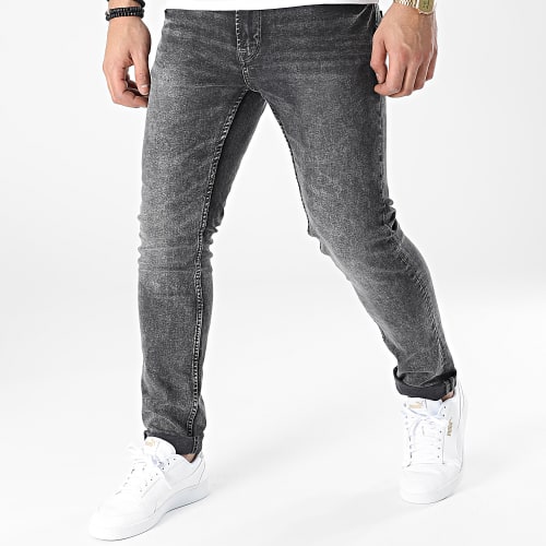 Jean Slim Loom Noir Chiné