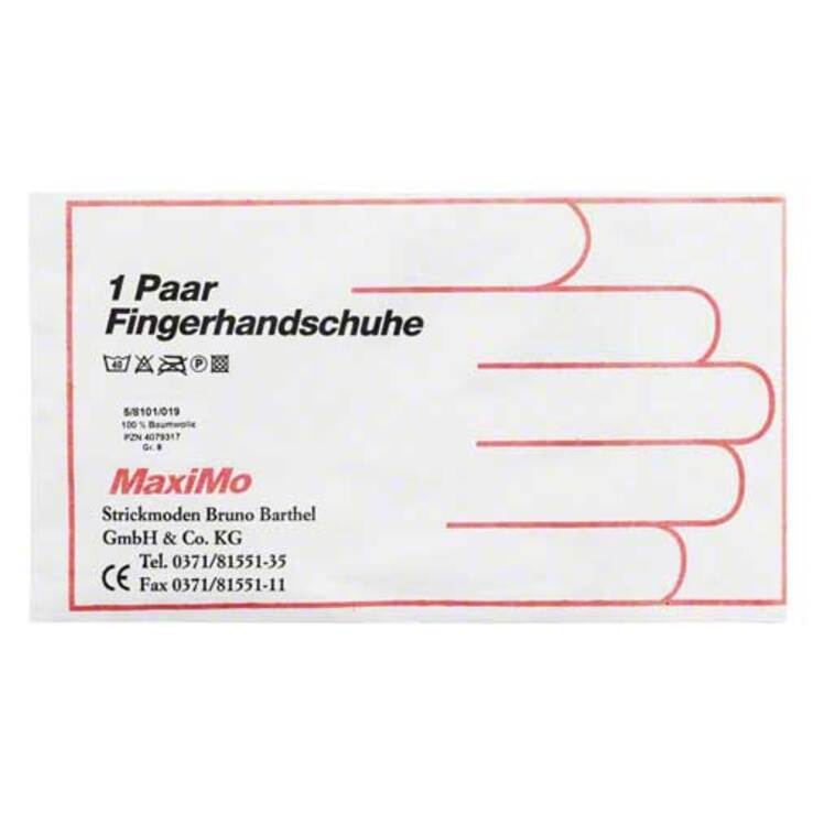 Handschuhe Baumwolle Größe 8 K, 2 St