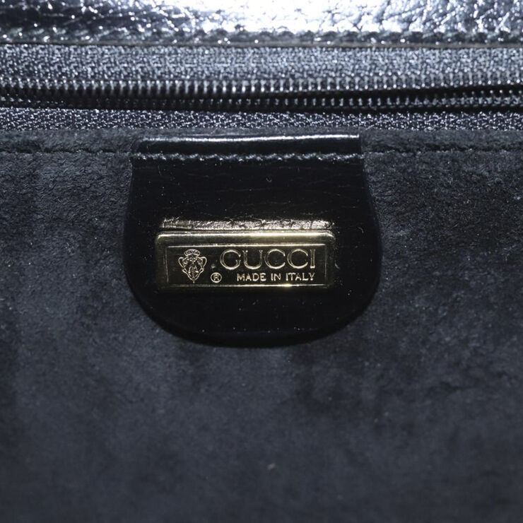 Gucci Vintage Gucci Crossbody Bag Black