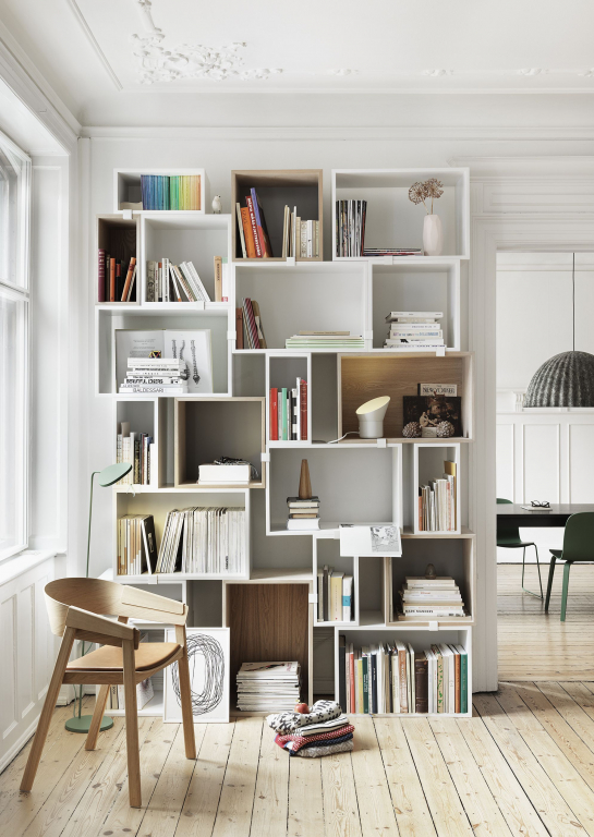 Muuto Cover stoel met kussen zwart remix 183