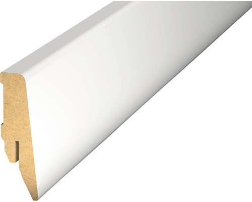 Witte MDF plint 18 x 58 x 2500 mm